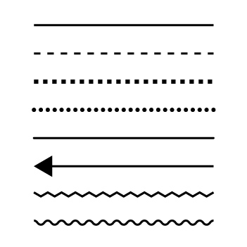 イラレで作る線の完成図８パターン